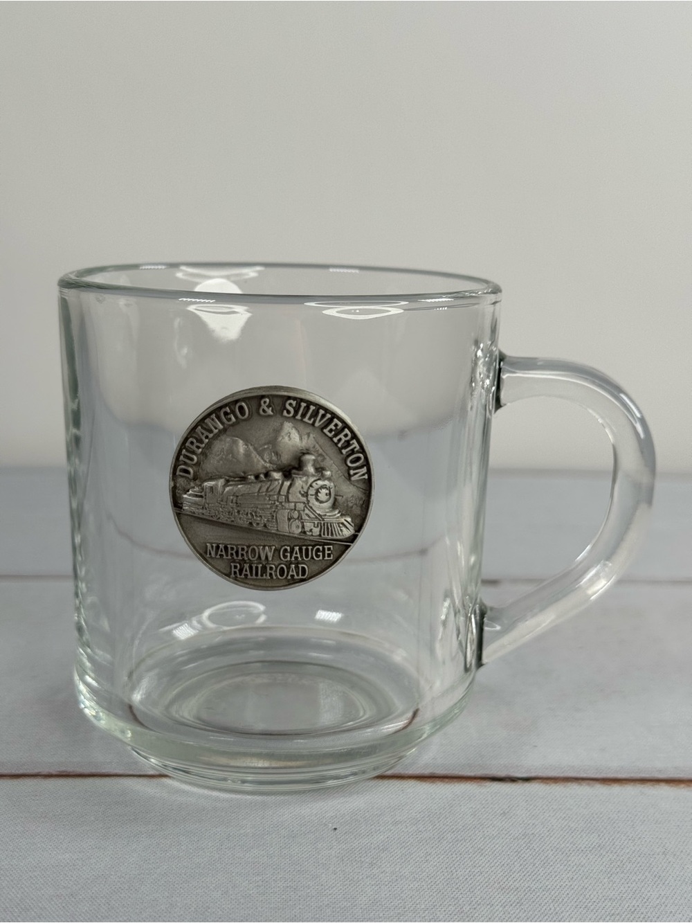 Libbey Durango & Silverton Narrow Gauge Railroad Souvenir Glass Mug